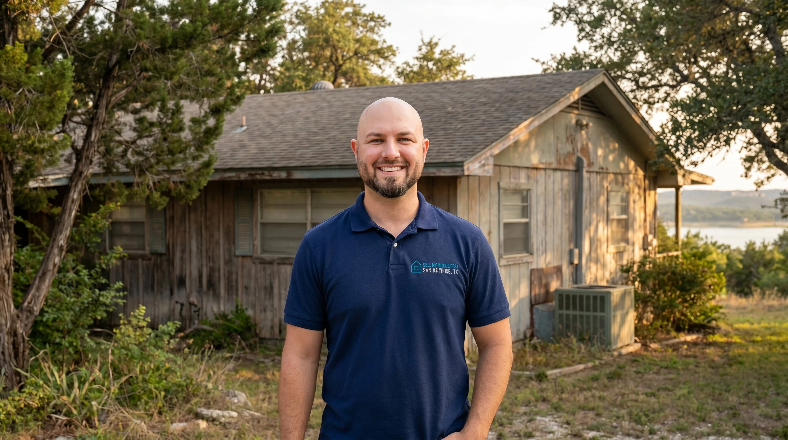 We buy houses Canyon Lake TX — Daniel Cabrera at a dated lake-area home