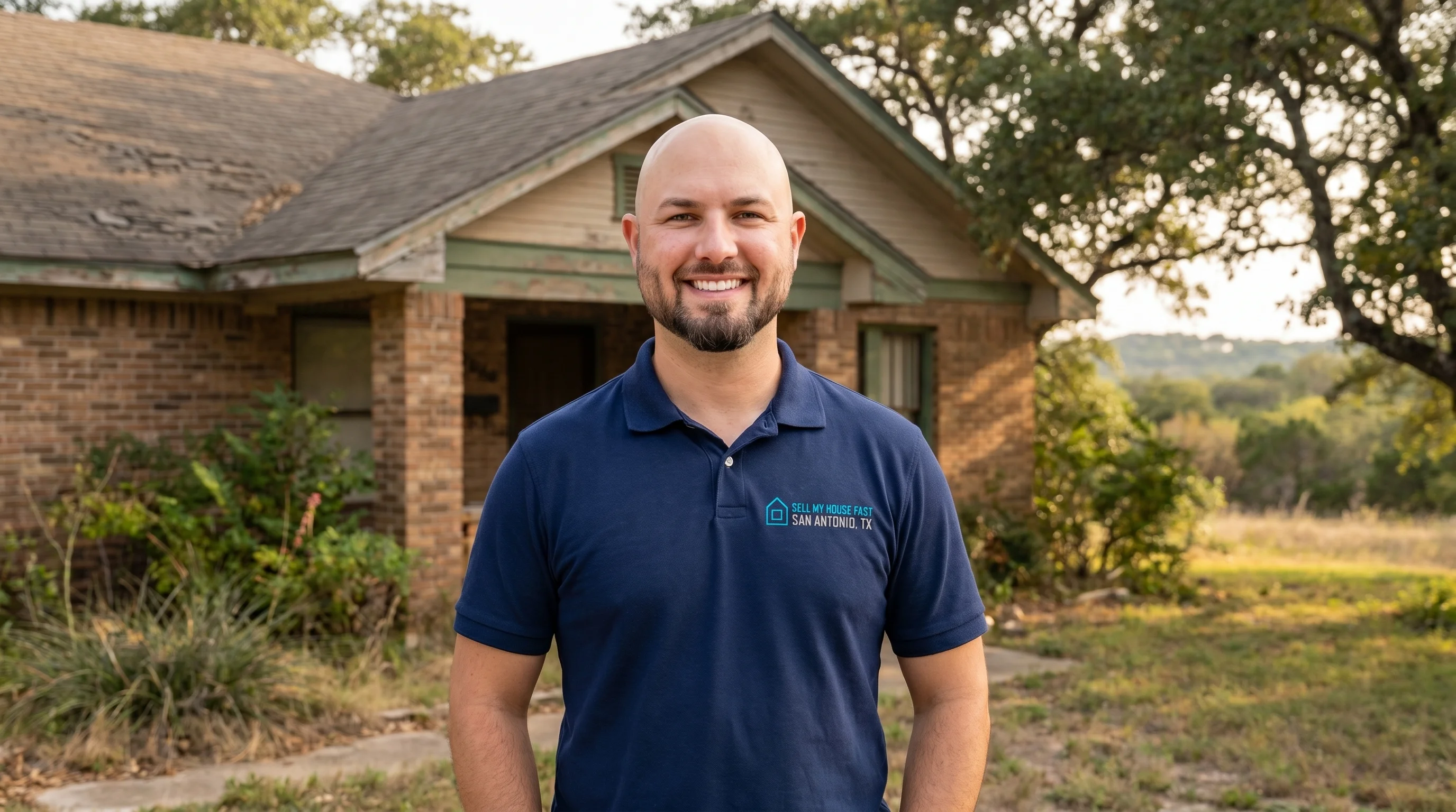 We buy houses New Braunfels TX — Daniel Cabrera at a Comal County home